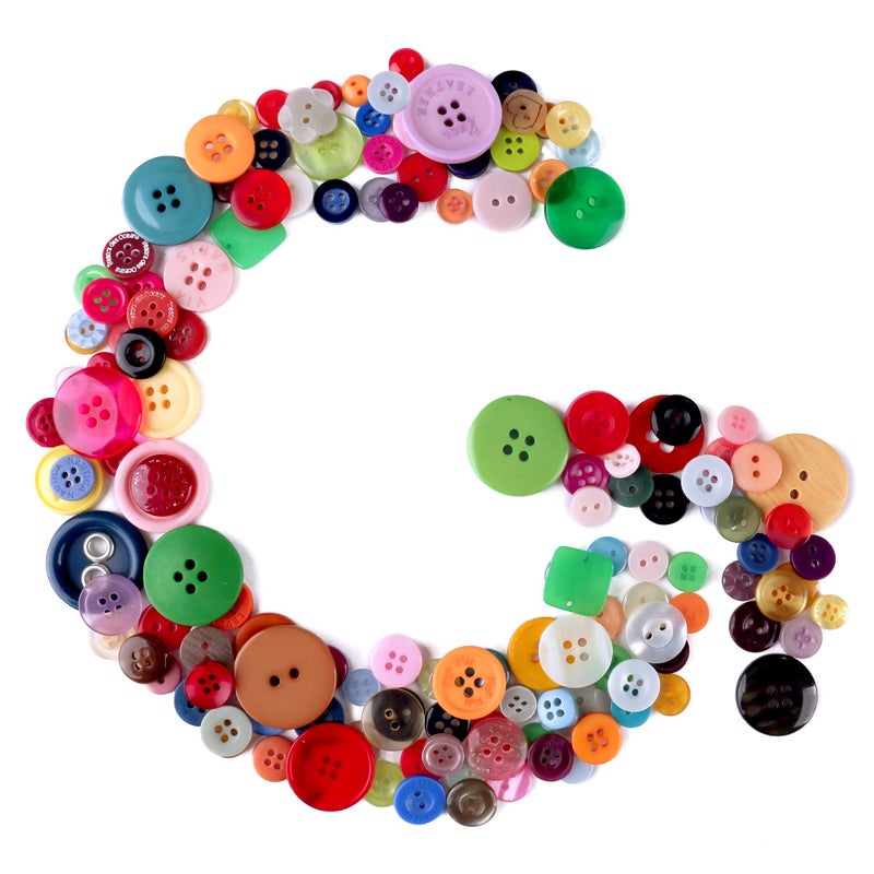 Greentime 1500 pcs Round Resin Buttons Mixed Color Assorted Sizes for Crafts Sewing DIY Manual Button Painting DIY Handmade Ornament Buttons Easter Egg Fillers Decorative, 2 Holes and 4 Holes - Image 2